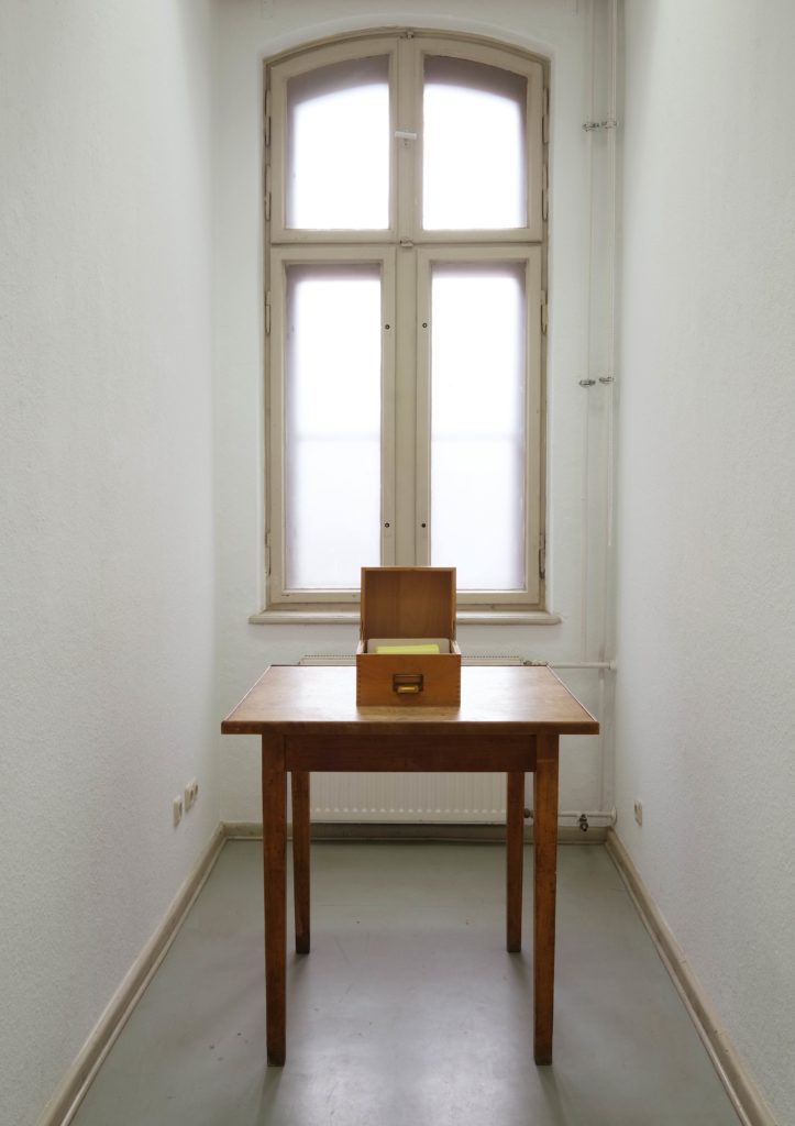 Archiv der enttäuschten Erwartung (Wiederverwendbare Absagen). © Moritz Frei