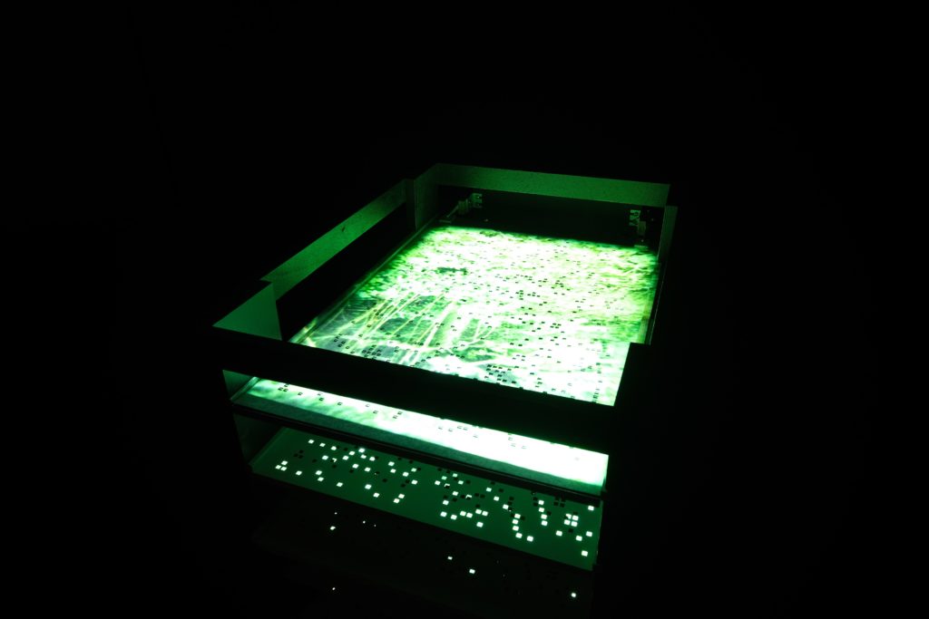 Vanessa Farfán, Maschine 5052, 2017-2019, Rauminstallation, © Moritz Frei